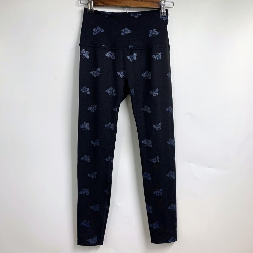 Beyond Yoga Women's Shine High Waisted Mid Shatterglass Butterflies Legging XS